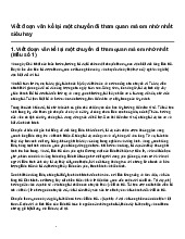 Viết đoạn văn kể lại một chuyến đi tham quan mà em nhớ nhất siêu hay | Văn mẫu lớp 6