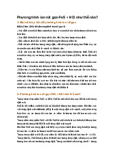 Phương trình ion rút gọn FeS + HCl như thế nào?