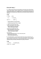 Bài tập chương 1  -Nguyên lý kế toán | Đại học Kinh Tế Quốc Dân