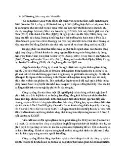 Môi trường bên trong, điểm mạnh và điểm yếu của Vinamilk