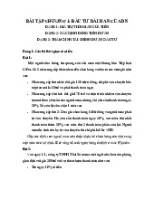 Bài tập kế toán tài chính- Bài tập chương 1: đầu tư dài han của doanh nghiệp