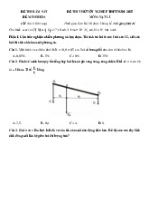 Đề thi thử tốt nghiệp THPT 2025 môn Vật lí bám sát đề minh họa - Đề 13