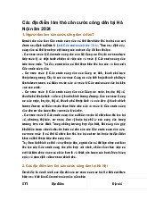 Các địa điểm làm thẻ căn cước công dân tại Hà Nội năm 2024