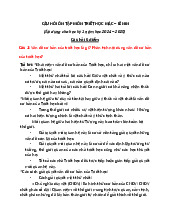 Hệ thống câu hỏi ôn tập Môn Triết học Mác - Lênin | Đại học Bách Khoa Hà Nội