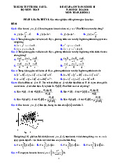 Đề cương cuối kỳ 2 Toán 12 năm 2024 – 2025 trường THPT Trung Nghĩa – Phú Thọ