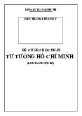 đề cương học phần tư tưởng Hồ Chí Minh | Đại học Kinh tế Thành phố Hồ Chí Minh