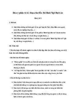 Phân tích 2 đoạn thơ đầu bài Bình Ngô Đại Cáo (Dàn ý + 10 mẫu) | Văn mẫu lớp 10 kết Nối Tri Thức