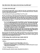 Xác định trình độ lý luận chính trị làm như thế nào?