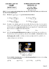 Đề tham khảo học sinh giỏi Toán 12 năm 2024 – 2025 sở GD&ĐT Nam Định