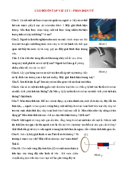 Bộ câu hỏi tự luận môn Vật lý kỹ thuật - phần điện từ