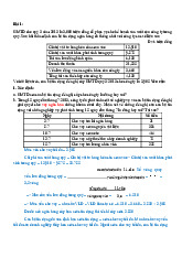 Bài tập Tín dụng ngân hàng - HMTD và chiết khấu hối phiếu môn Nghiệp vụ trong ngân hàng thương mại | Học viện Công Nghệ Bưu Chính Viễn Thông