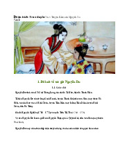 Đoạn trích Trao duyên - Ngữ văn 11