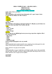 Tài liệu ôn tập buổi 2 - Writing Task 2 - Speaking Part 2 | Đại học Văn Lang