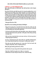 Đề cương ôn tập HK2 năm học 2024 – 2025 môn Quản trị học | Học viện Công Nghệ Bưu Chính Viễn Thông