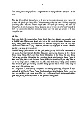 Ảnh hưởng của Trung quốc tới Việt Nam- môn lịch sử Đảng –Trường Đại học Hoa Sen