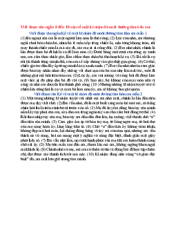 Văn mẫu lớp 6 Kết nối tri thức bài Viết đoạn văn ngắn 8 đến 10 câu về một kỉ niệm đã nuôi dưỡng tâm hồn em