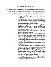 Đề Cương Môn Lịch sử Đảng | Đại học Sư Phạm Hà Nội