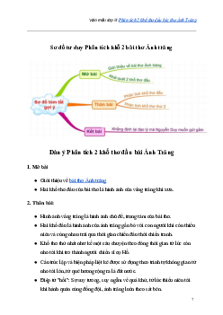 Phân tích 2 khổ thơ đầu bài thơ Ánh Trăng | Văn mẫu lớp 9