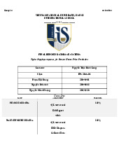 Final Report: Database Systems for Boston House Price Prediction | Môn Database - Trường Đại học Quốc tế, Đại học Quốc gia Thành phố Hồ Chí Minh