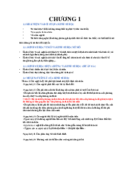 Lý thuyết ôn tập môn Kinh tế học đại cương | Đại học Thăng Long