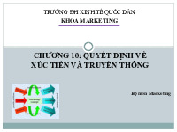 10 Chương 10 Quyet dinh ve xuc tien va truyen thong