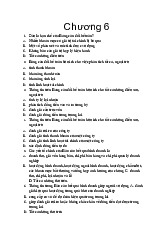 Chương 6: Hạn chế và lợi ích của bảng cân đối kế toán và báo cáo kết quả kinh tế môn Nguyên lý kế toán | Trường Đại học Thủy Lợi
