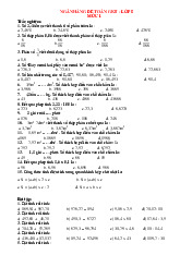 TOP 4 đề thi giữa học kỳ 2 môn Toán lớp 5 năm học 2024-2025 cho cả 3 bộ sách Kết nối tri thức, Cánh diều, Chân trời sáng tạo