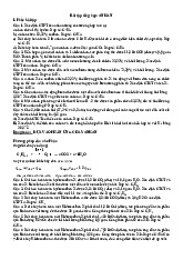 Bài tập tổng hợp: Ankan | Môn Hóa Đại Cương - Đại học Xây Dựng Hà Nội