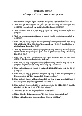 Ôn tập Lịch sử Đảng cộng sản Việt Nam | Đại học Kinh tế kỹ thuật công nghiệp