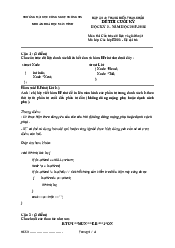 Đề thi cuối kỳ năm 2017 Cấu trúc dữ liệu và giải thuật | Trường Đại học CNTT Thành Phố Hồ Chí Minh