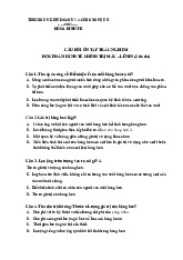 Câu hỏi ôn tập trắc nghiệm  môn Kinh tế chính trị Mác - Lênin    | Trường đại học kinh doanh và công nghệ Hà Nội