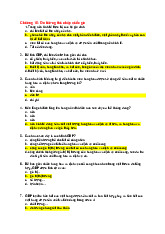 TOP câu hỏi trắc nghiệm Chương 10: Đo lường thu nhập quốc gia