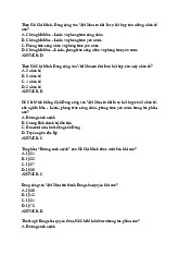 TOP câu hỏi trắc nghiệm Chương 4, 5, 6 Môn Tư tưởng Hồ Chí Minh | Đại học Kinh Tế Quốc Dân