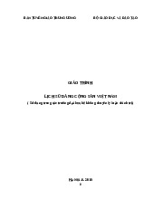 Giáo trình Lịch sử Đảng