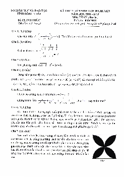 Đề tuyển sinh vào 10 chuyên môn Toán chuyên năm 2018 – 2019 sở GD&ĐT Đồng Tháp