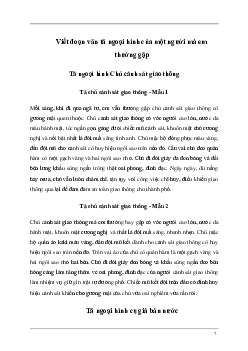 Viết đoạn văn tả ngoại hình của một người mà em thường gặp (20 mẫu) | Tập làm văn lớp 5