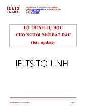 Lộ trình học cho người mới bắt đầu - Updated - IELTS Tố Linh 22025