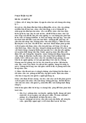 Bài tập chương 1 - Môn Quản trị Nhân lược| Đại học Kinh Tế Quốc Dân