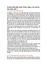 Ủy ban nhân dân là gì? Chức năng, vị trí của Ủy ban nhân dân?