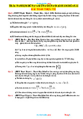 60 Câu Trắc Nghiệm Đúng Sai Ứng Dụng Đạo Hàm Để Giải Toán Thực Tế Lớp 12 Giải Chi Tiết