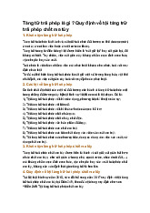 Tàng tữ trái phép là gì ? Quy định về tội tàng trữ trái phép chất ma túy