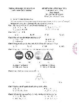 Đề cuối học kỳ 1 Toán 6 năm 2022 – 2023 phòng GD&ĐT thành phố Hải Dương