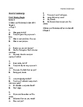 Đề cương ôn tập môn Business English | Trường Đại học Khoa học Xã hội và Nhân văn