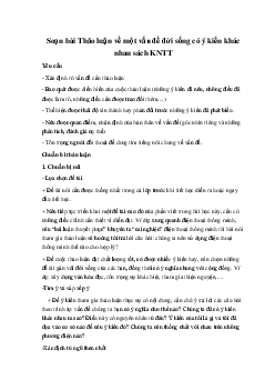 Soạn bài Thảo luận về một vấn đề đời sống có ý kiến khác nhau sách KNTT