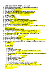 Lý thuyết sinh học phân tử | Đại học Nguyễn Tất Thành