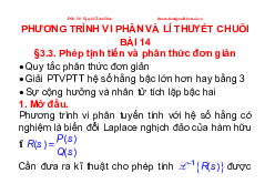 Bài 14: Phương trình vi phân và lý thuyết chuối | Giải tích 3 | Đại học Bách Khoa Hà Nội