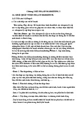 Chương 3 Kế hoạch doanh nghiệp 2 môn Lập kế hoạch doanh nghiệp  | Học viện Nông nghiệp Việt Nam