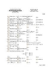 Đề thi trắc nghiệm môn Giải tích 1 | Đại học Bách Khoa Hà Nội