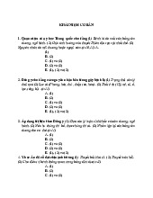 Trắc nghiệm Sinh Lý Bệnh Miễn Dịch | Đại học Y Dược Thành phố Hồ Chí Minh