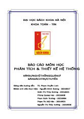 Báo cáo giữa kỳ Xây dựng hệ thống bán sách trực tuyến môn Phân tích và thiết kế hệ thống thông tin | Trường Đại học Bách Khoa Hà Nội